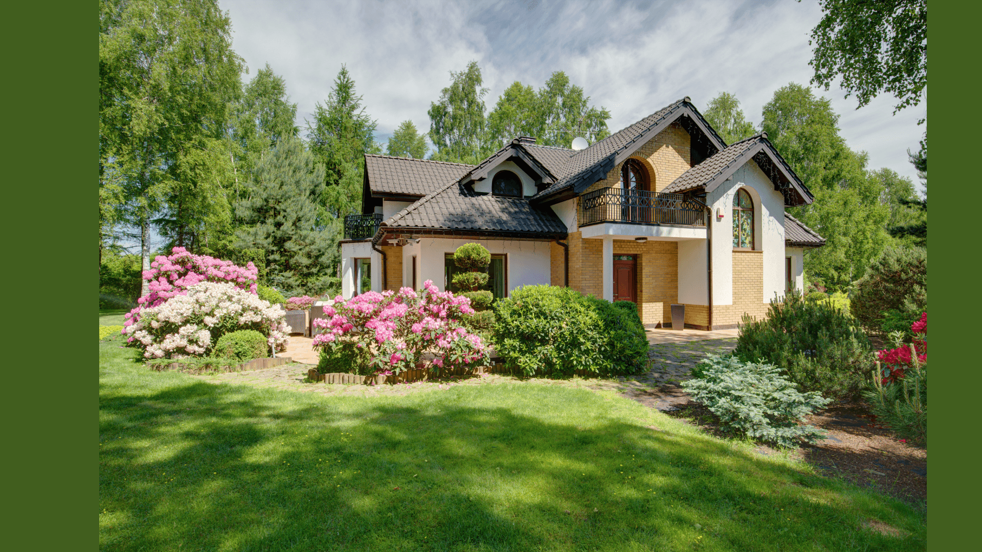 Apex Painting project — beautiful Florida home exterior