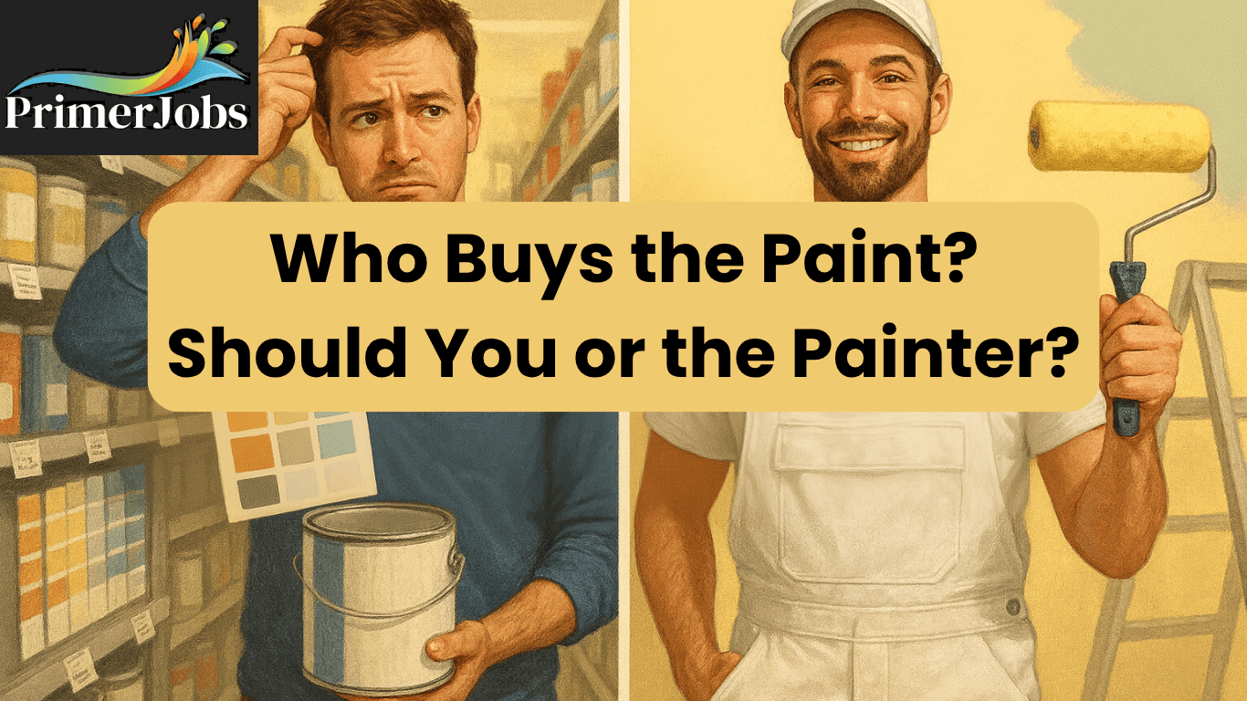 Should I Buy the Paint or Let the Painter Handle It?